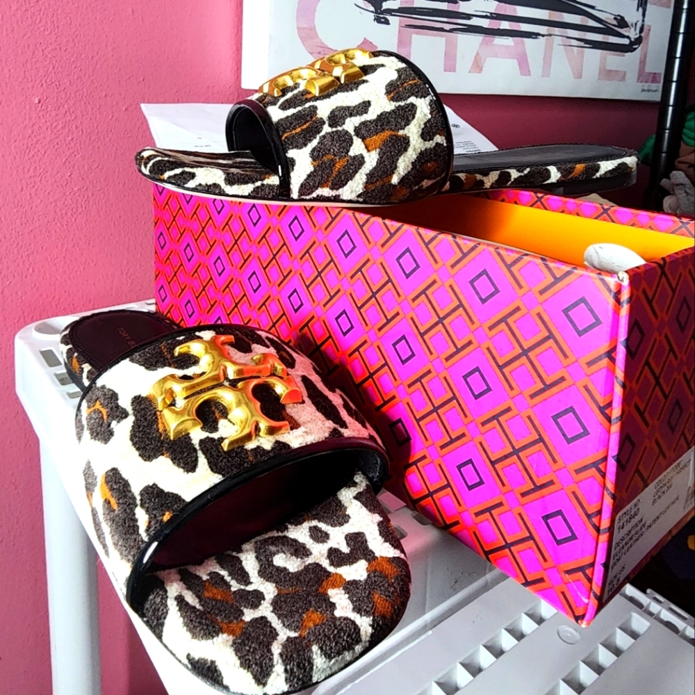 Tory Burch Eleanor slides brand new never worn
